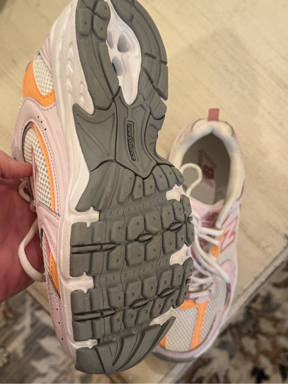 New Balance 530 Pink & Orange (pristine; maybe worn twice) - Picture 7 of 7